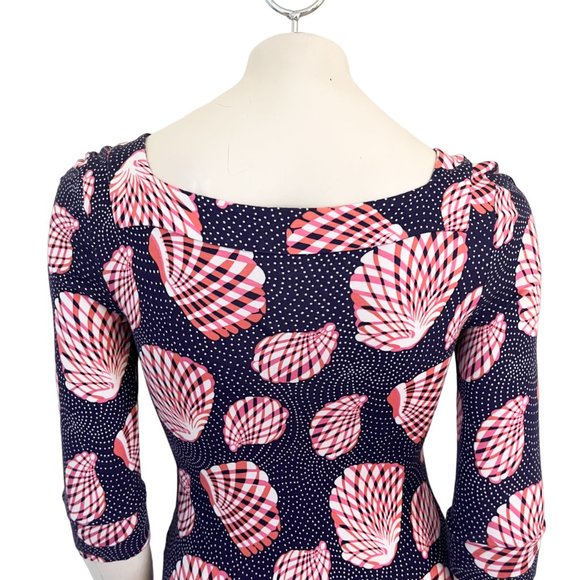 Lilly Pulitzer Navy and Red Shell Print Dress - Picture 5 of 9